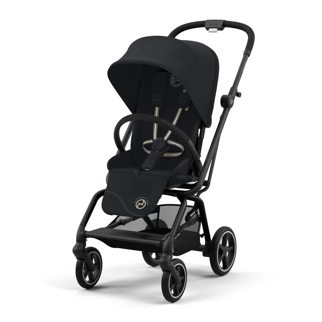 Travel System Eezy S Twist Plus Black Magic Black + Aton S2 + Base OPH Cybex