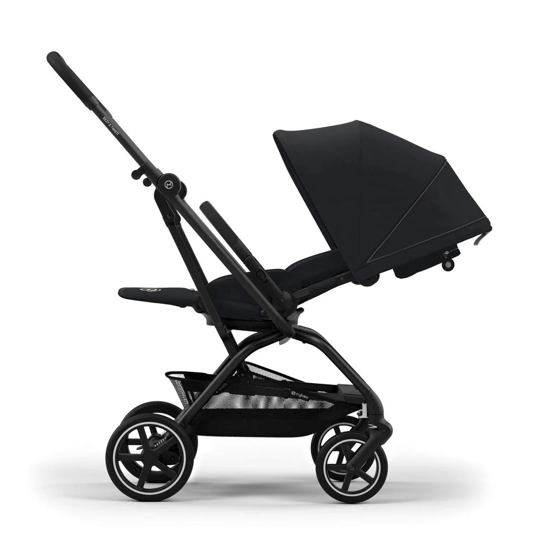 Travel System Eezy S Twist Plus Black Magic Black + Aton S2 + Base OPH Cybex
