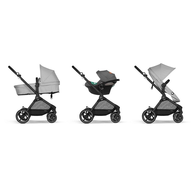 Travel System EOS BLK 2 en 1 + Aton G + Base Lava Grey Cybex