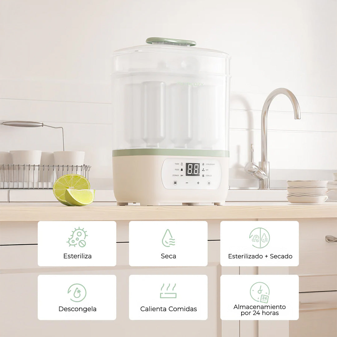 Esterilizador y Secador de Biberones 8 en 1 Momcozy