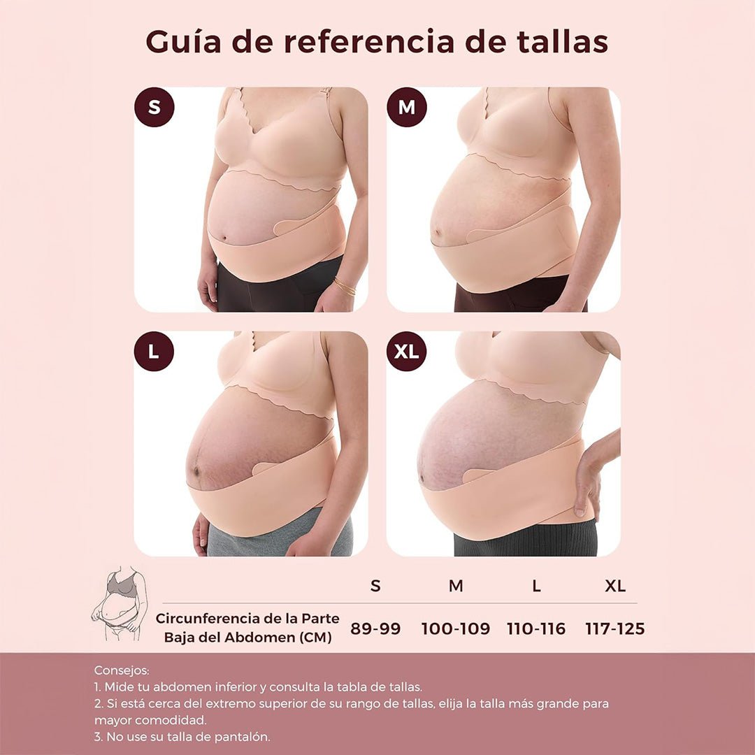 Faja de Embarazo Maternova con Soporte Lumbar Negro Talla L Momcozy