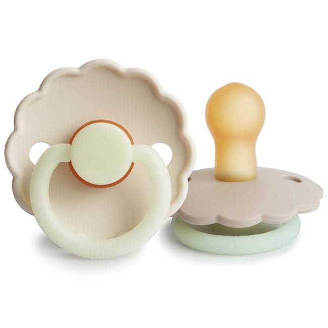 Pack de 2 Chupetes Frigg Night Cream/Croissant Talla 1 (0-6 meses)