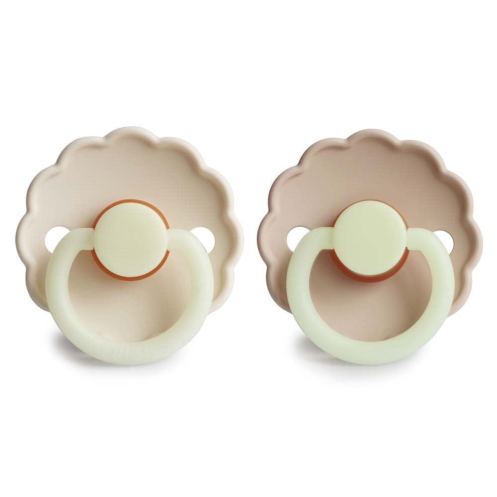 Pack de 2 Chupetes Frigg Night Cream/Croissant Talla 1 (0-6 meses)