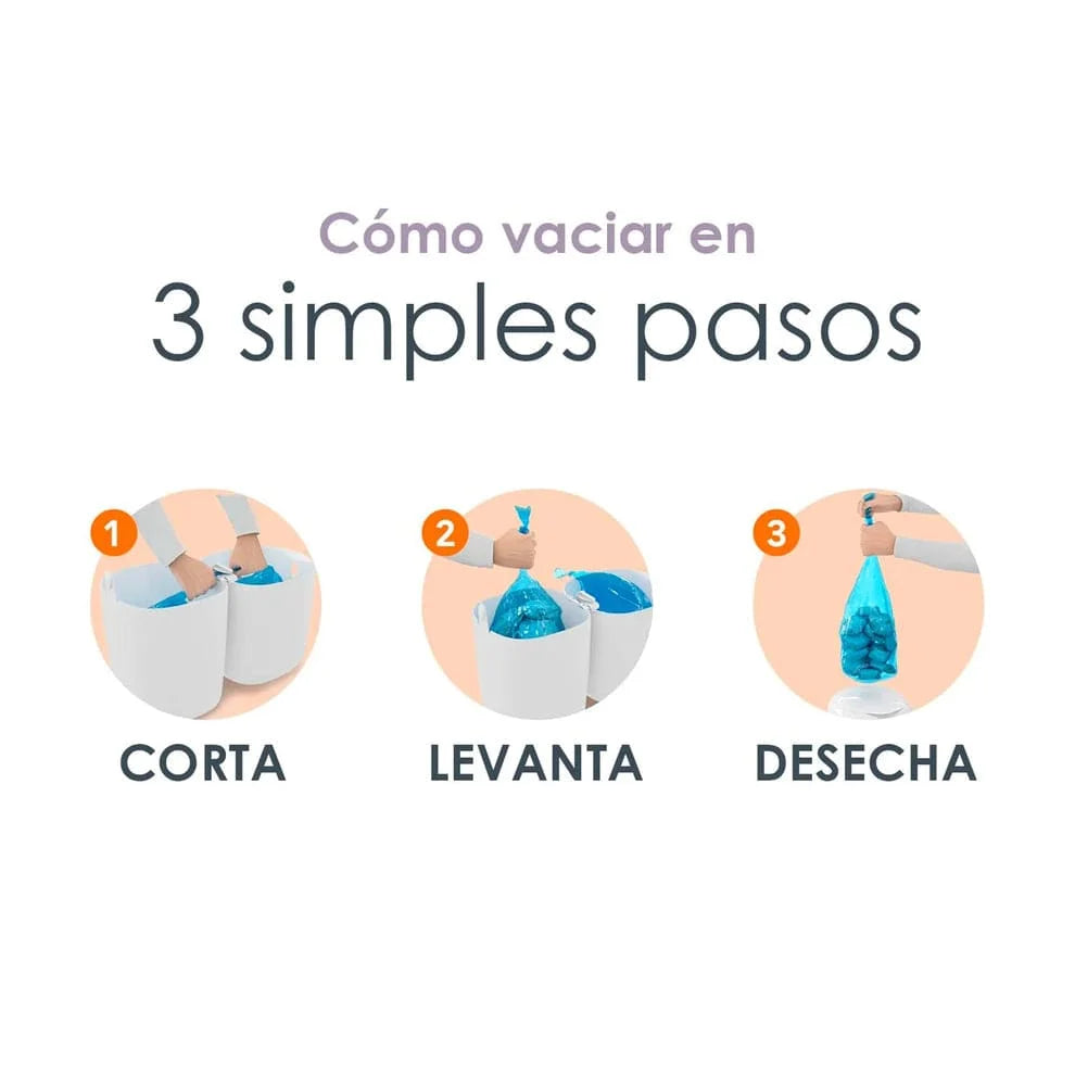 Basurero Contenedor de pañales Compact Pail Diaper Genie