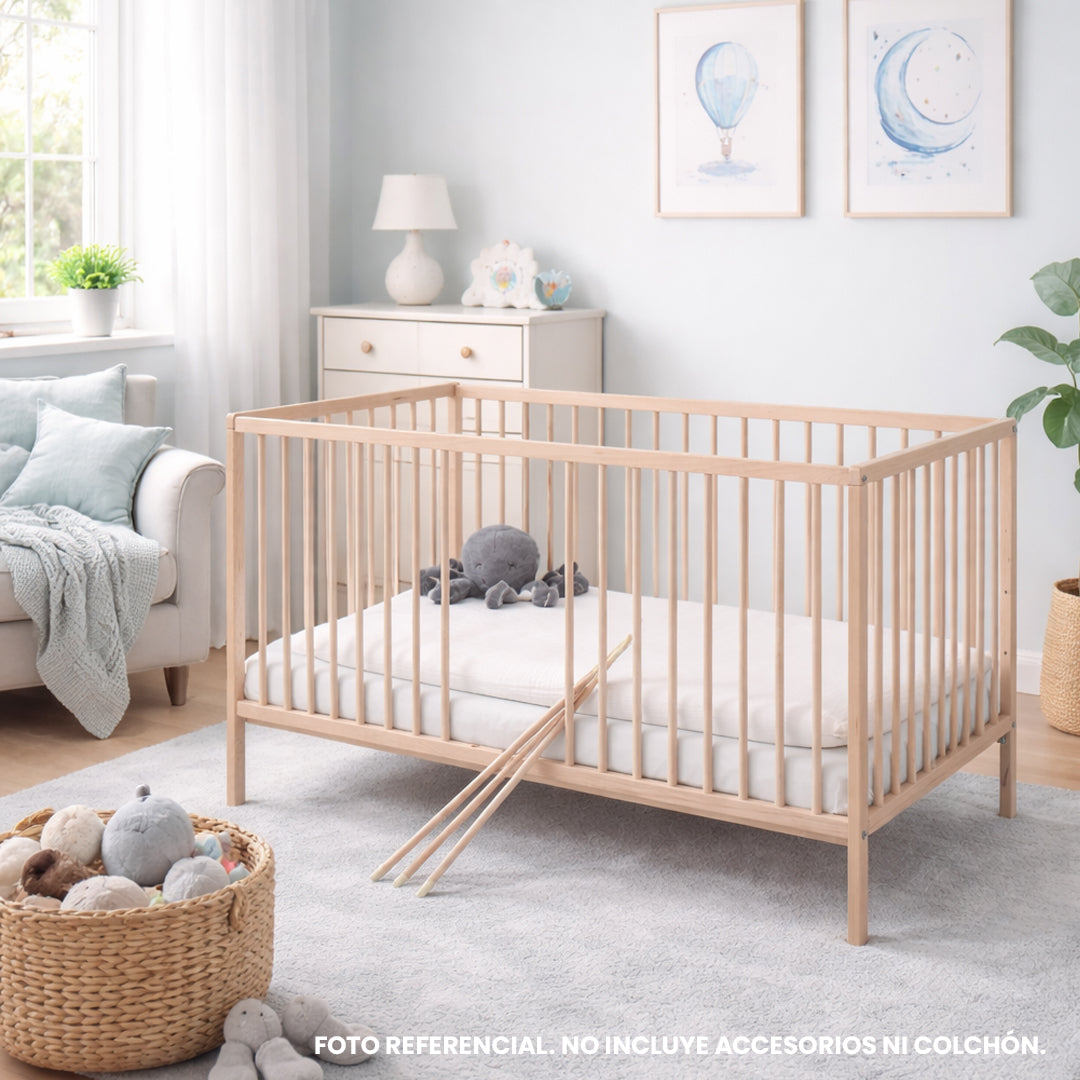 Cuna de madera Hanna 120x60 cm Pinolino