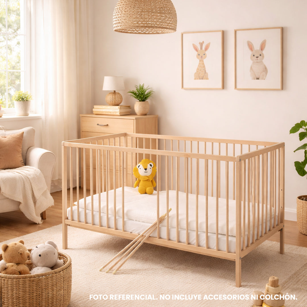 Cuna de madera Hanna 140x70 cm Pinolino