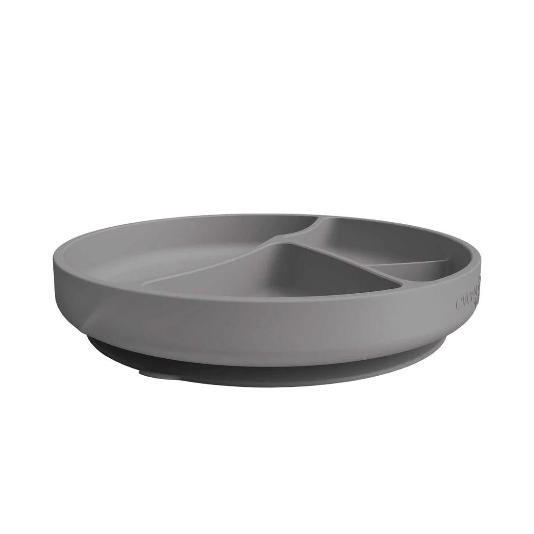 Plato de silicona con ventosa Everyday Baby Gris
