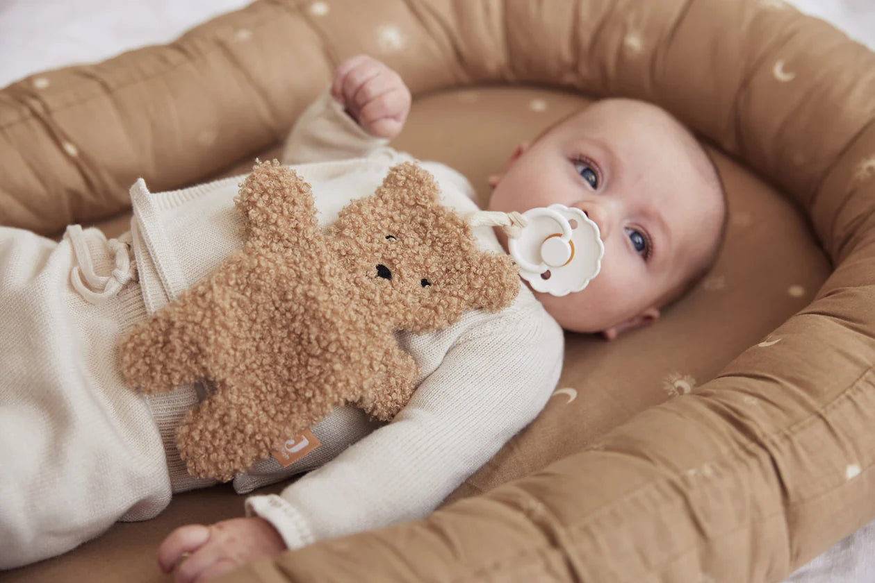Manta porta chupete Teddy Bear Biscuit Jollein