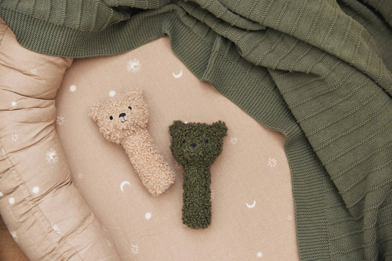 Sonajero Teddy Leaf Green Jollein