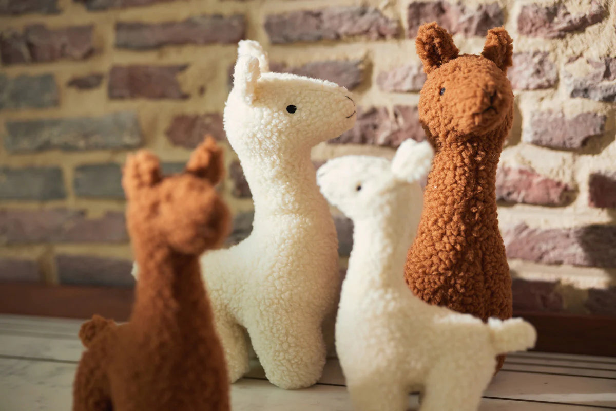 Peluche Llama White pequeño Jollein