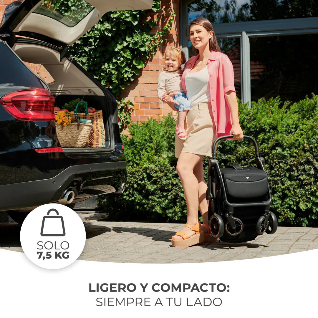 Coche de paseo Apino Raven Black Kinderkraft