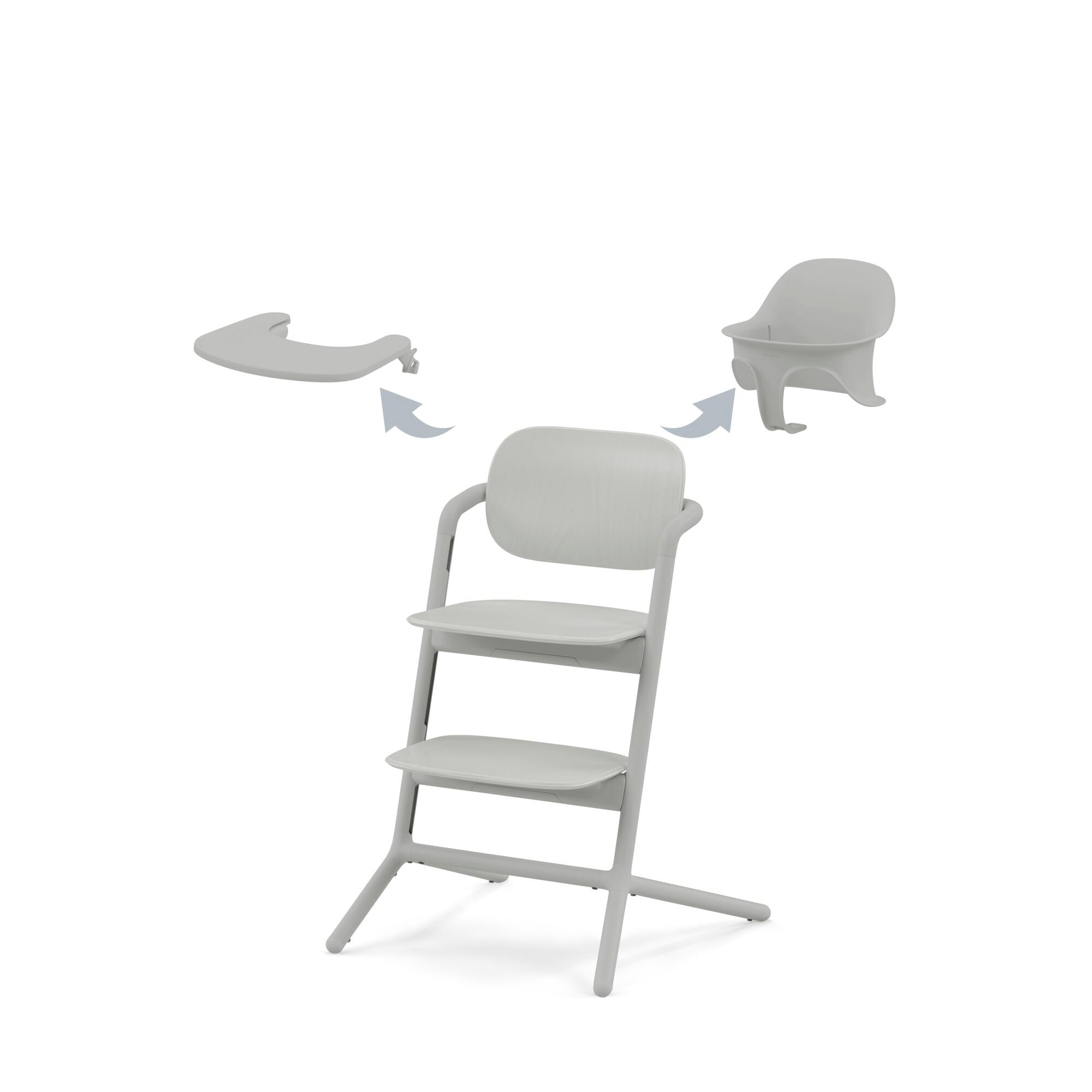 Silla de Comer evolutiva Lemo 3 en 1 Suede Grey Cybex
