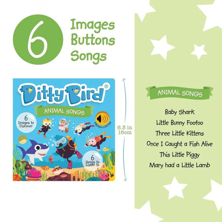 Libro Interactivo Musical Animal Songs Ditty Bird