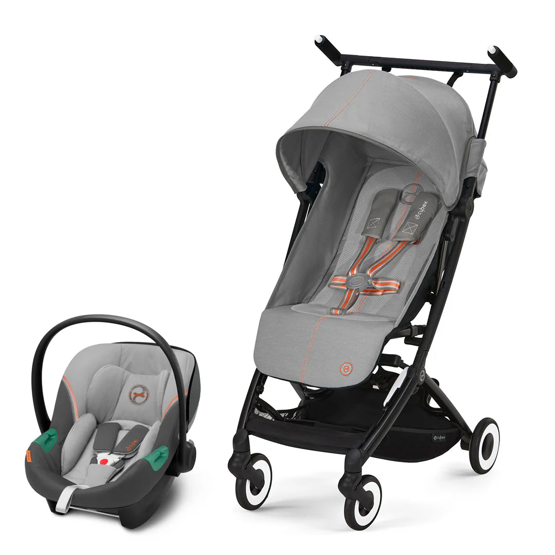 Travel System Coche Libelle + Silla Huevito Aton S2 SIN BASE Lava Grey (one box) Cybex