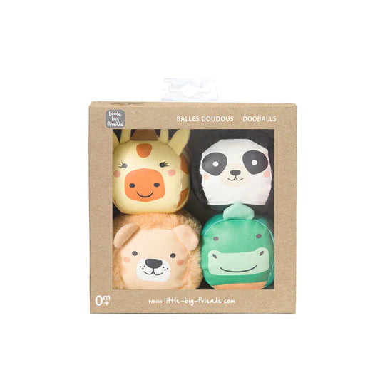 Set de 4 Dooballs Selva Little Big Friends