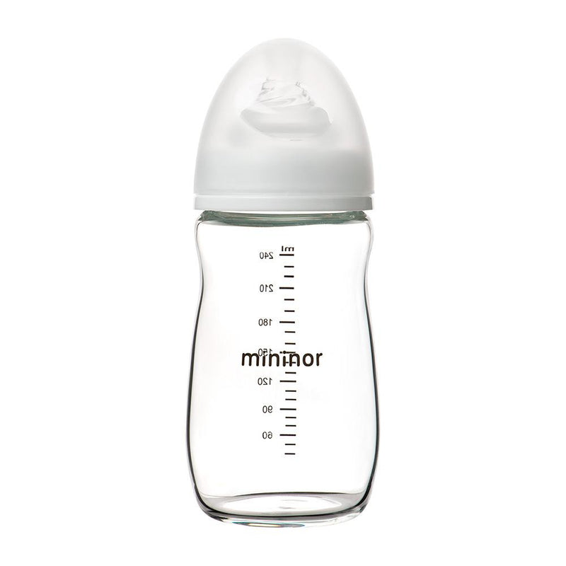 Mamadera de vidrio 240 ml Mininor