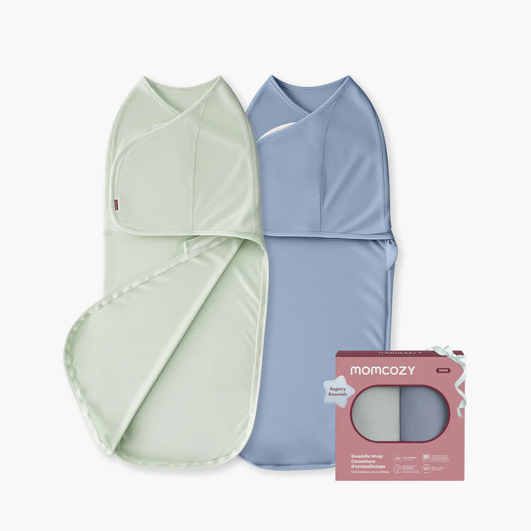 Pack 2 Mantas de Arrullo Blue/Green Easy Swaddle