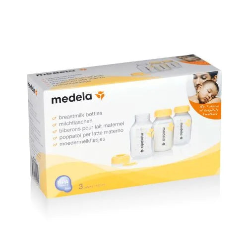 Set Botellas de Almacenamiento Para Leche Materna 3X 150Ml Medela