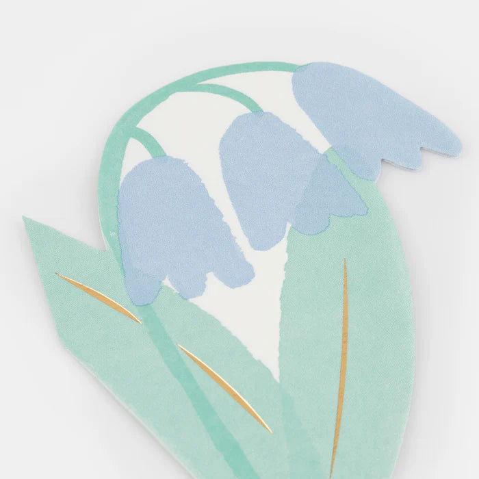 Servilletas con forma de flores 4 diseños Meri Meri