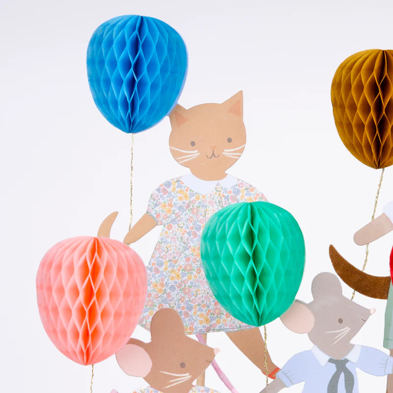 Toppers para tortas fiesta de animalitos Meri Meri