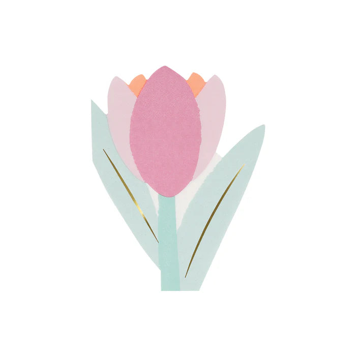 Servilletas con forma de flores 4 diseños Meri Meri
