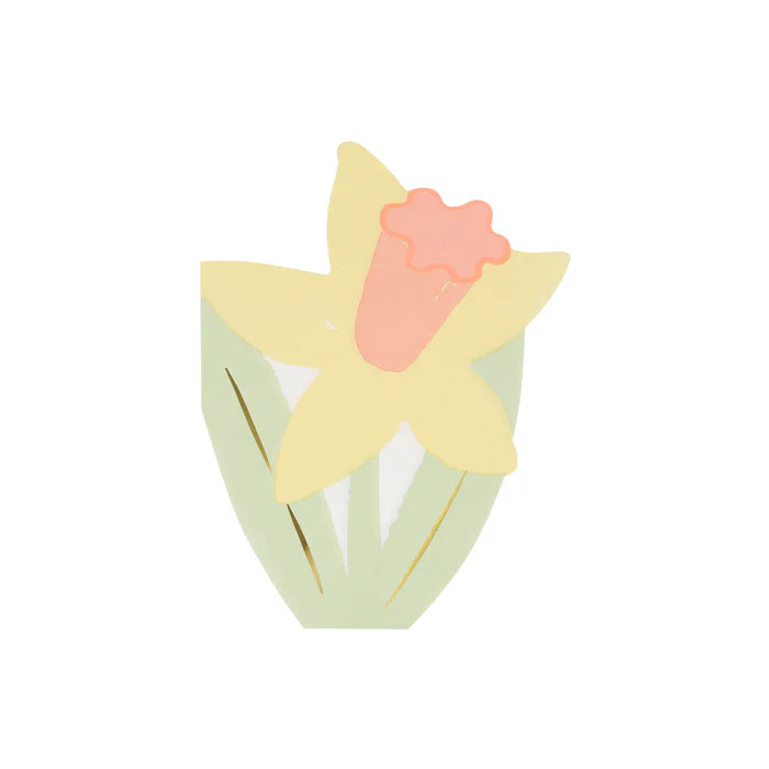 Servilletas con forma de flores 4 diseños Meri Meri