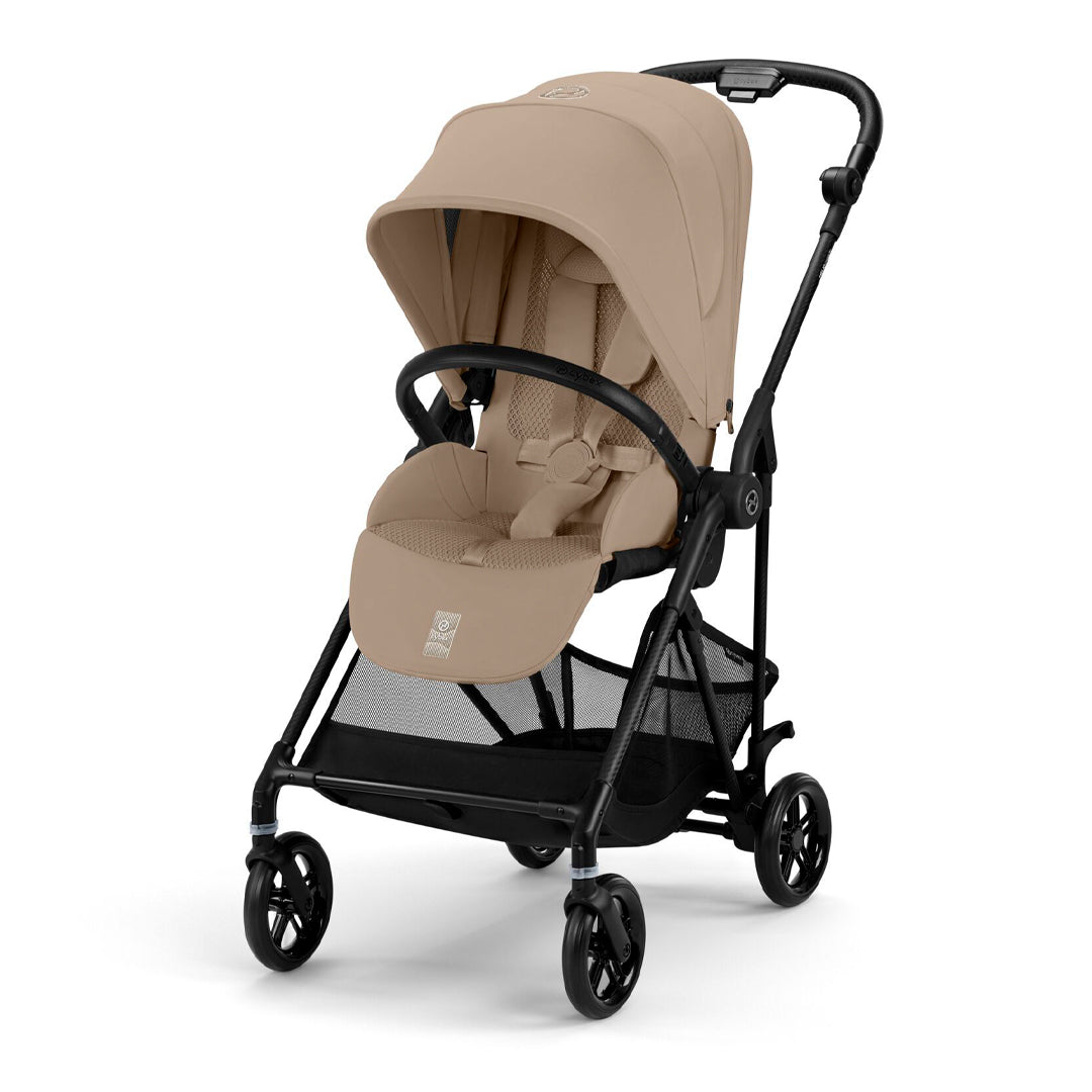 Coche de Paseo Melio Carbon Almond Beige Cybex