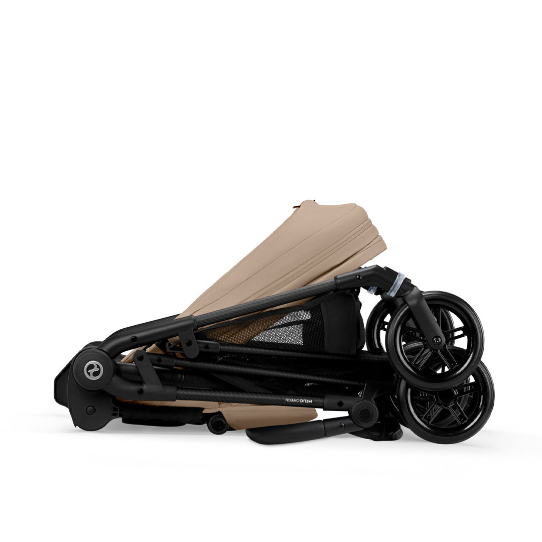 Coche de Paseo Melio Carbon Almond Beige Cybex