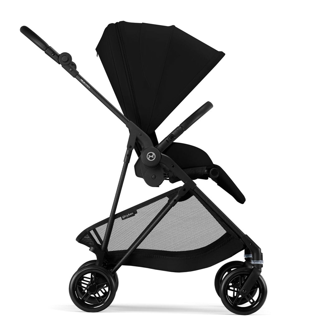 Travel System Melio Carbon + Aton S2 + Base Moon Black Cybex