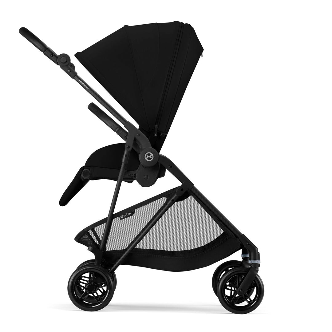 Travel System Melio Carbon + Aton S2 + Base Moon Black Cybex