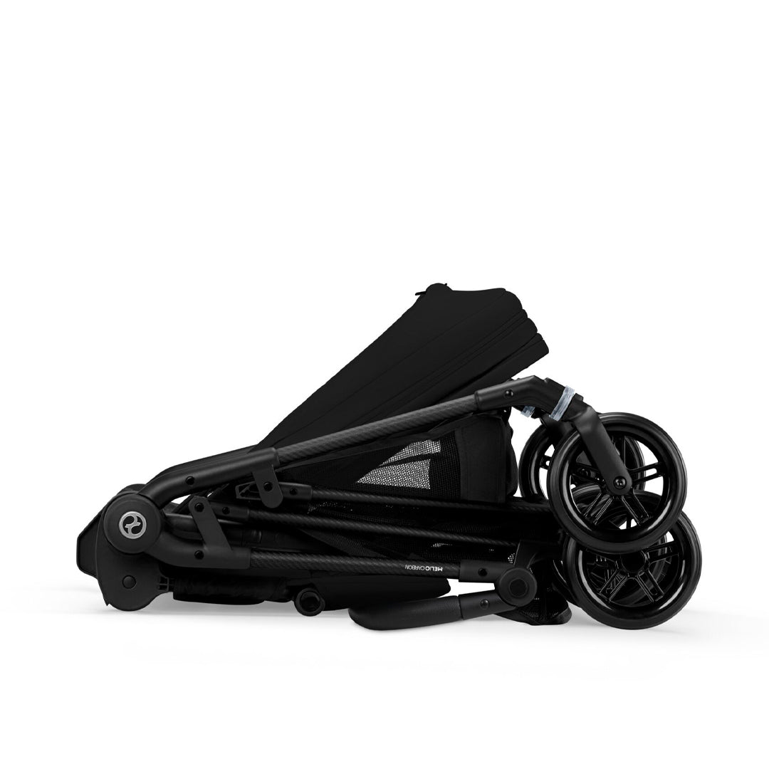 Travel System Melio Carbon + Aton S2 + Base Moon Black Cybex