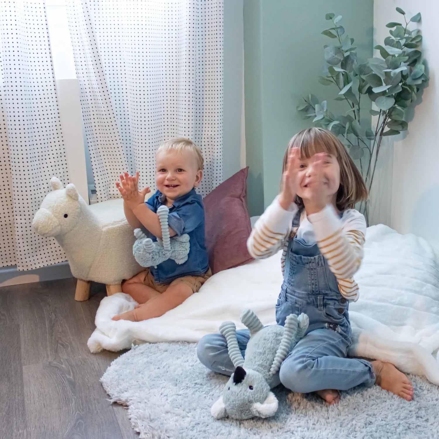 Peluche Koala Trankilou Mamá Y Bebé Menta Les Ptipotos