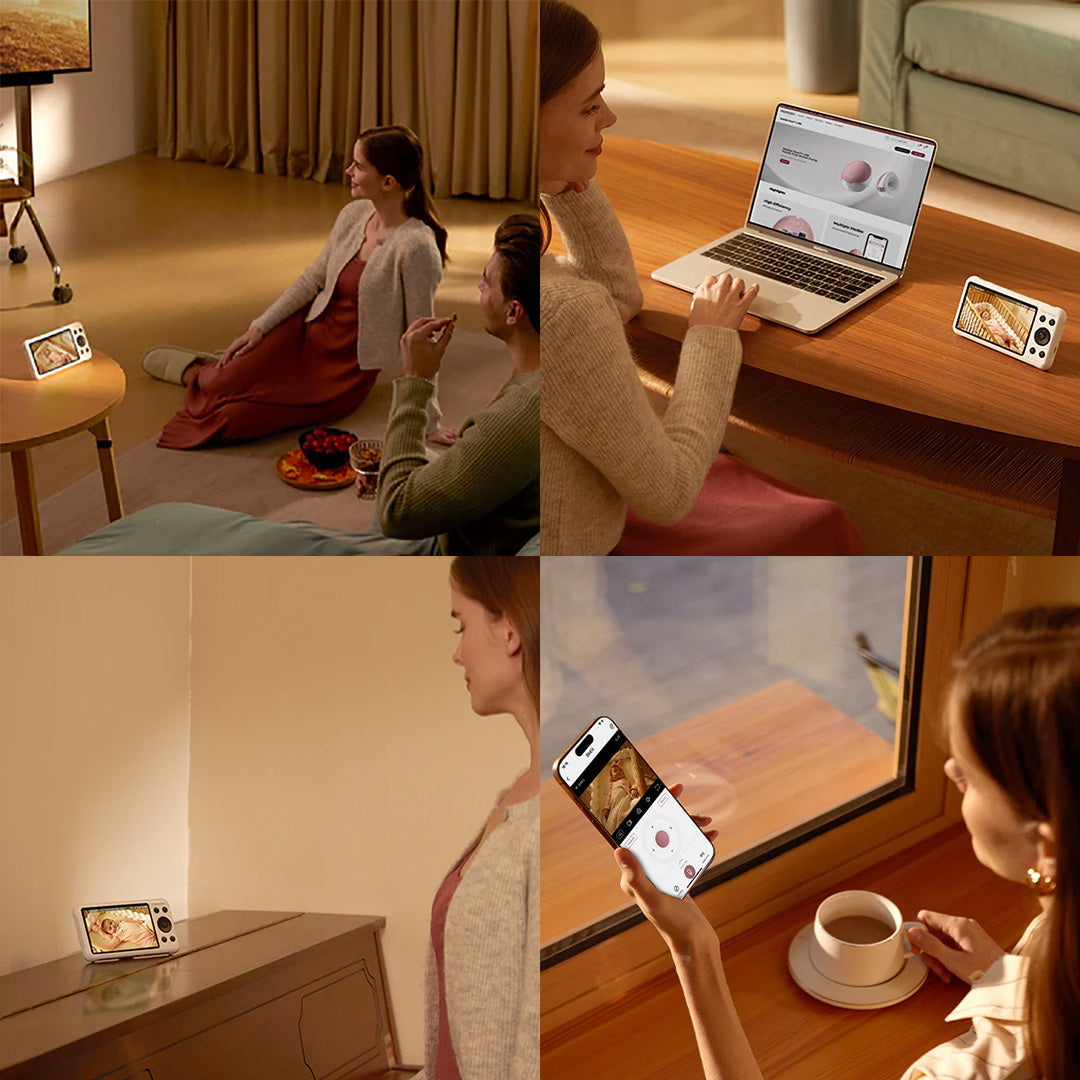 Monitor de Bebe Full HD Wi-Fi 5" Momcozy