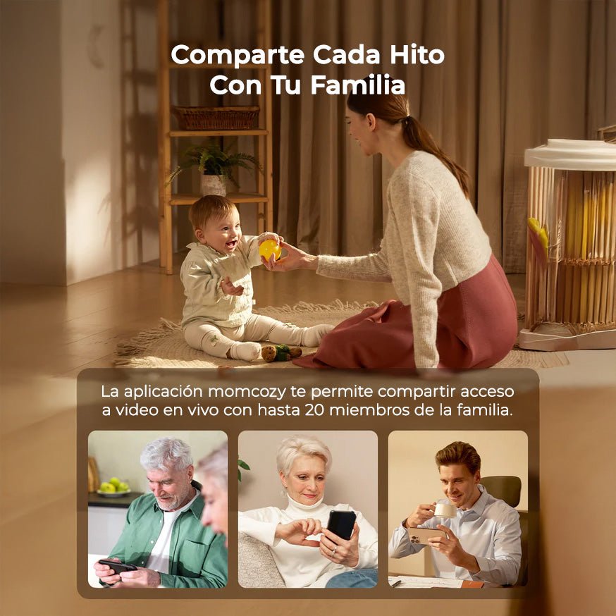 Cámara Adicional 1080p Full HD para Monitor de bebé BM04 Momcozy