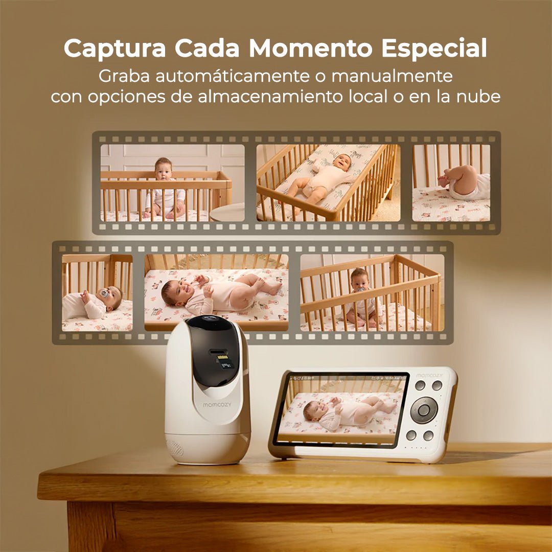Cámara Adicional 1080p Full HD para Monitor de bebé BM04 Momcozy