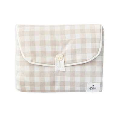 Mudador Cuadritos Beige Antu Baby