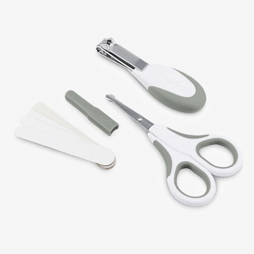 Kit de uñas para bebés Sage Green Nuvita
