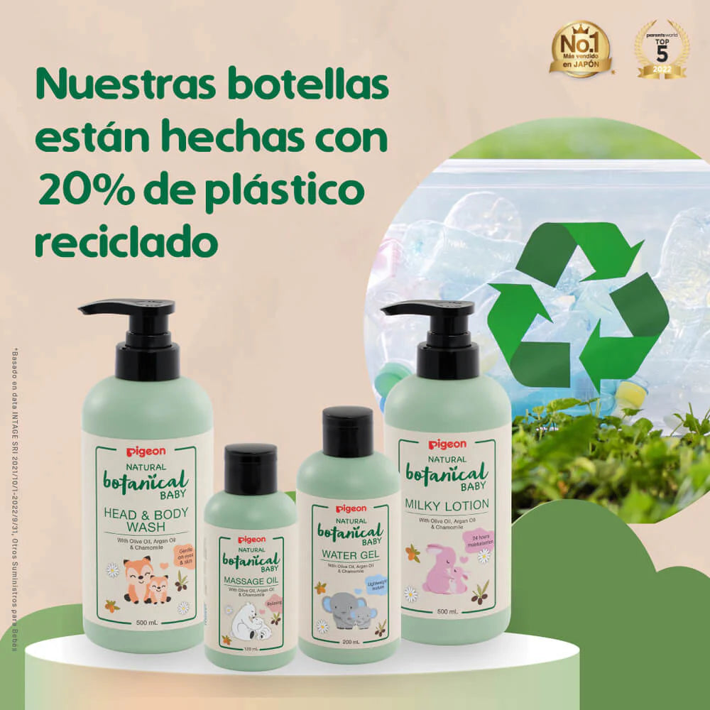 Gel Hidratante Botanical Baby Water Gel 200 ml Pigeon