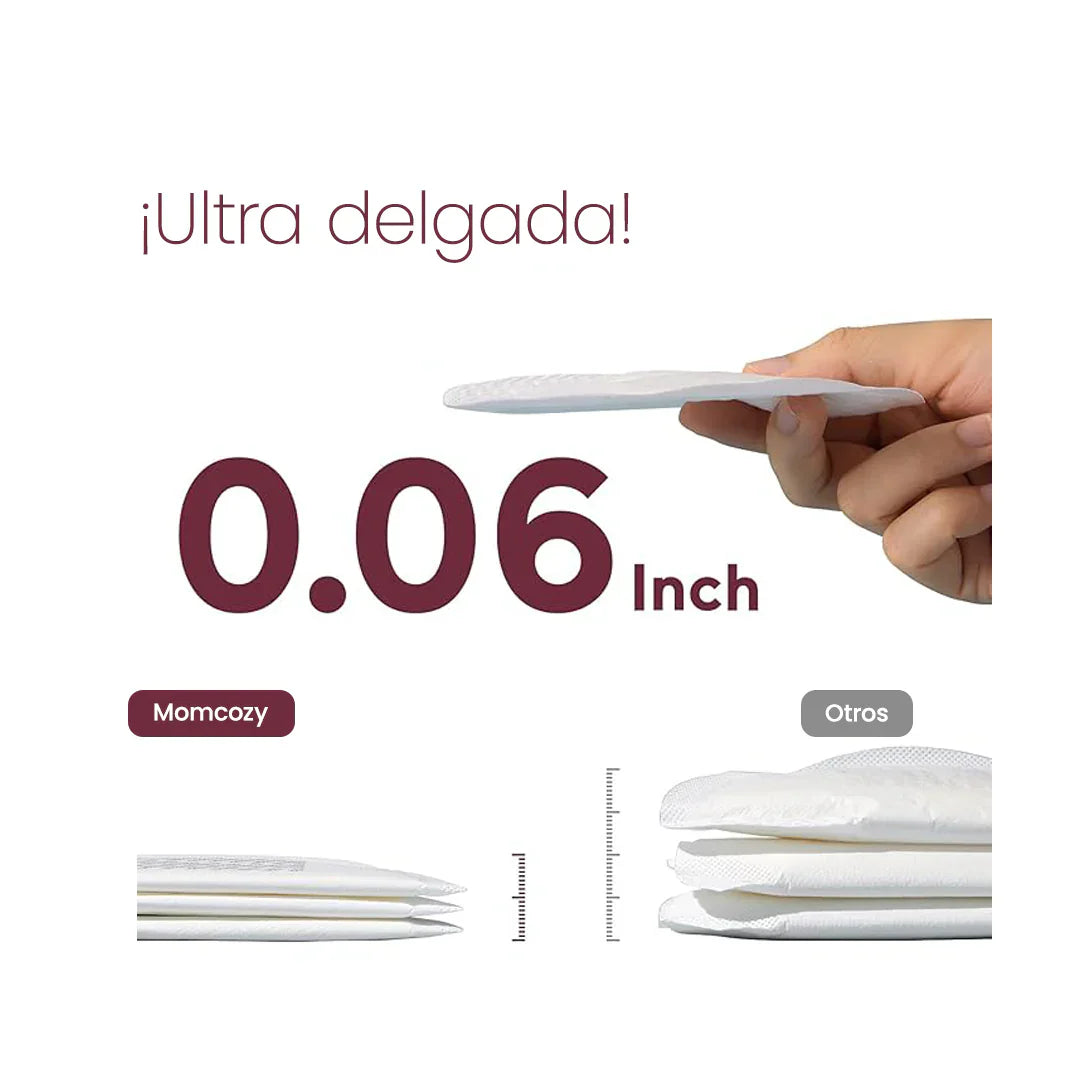 Pads Absorbentes de Lactancia Ultra Delgados 120 un Momcozy