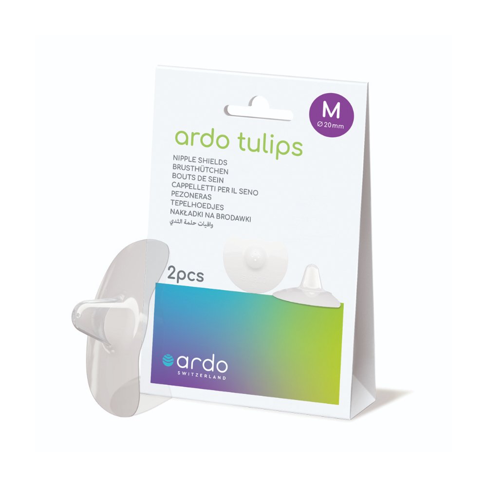 Pezoneras de silicona Tulips 2 unidades Ardo