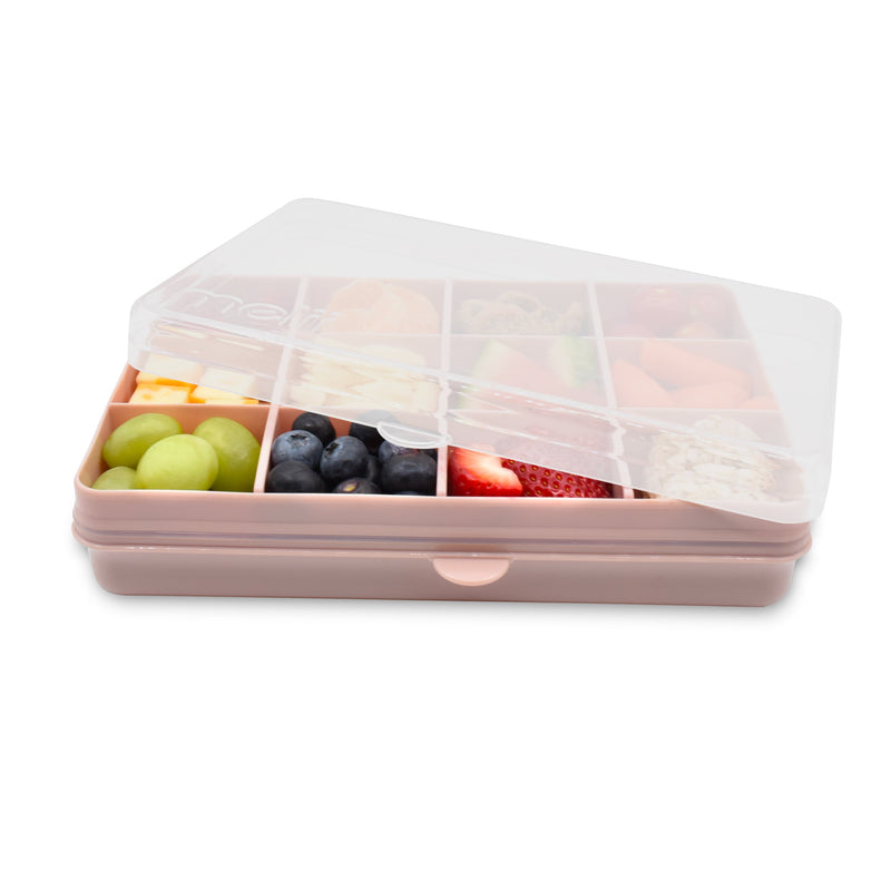 Caja contenedora para snack rosado Melii