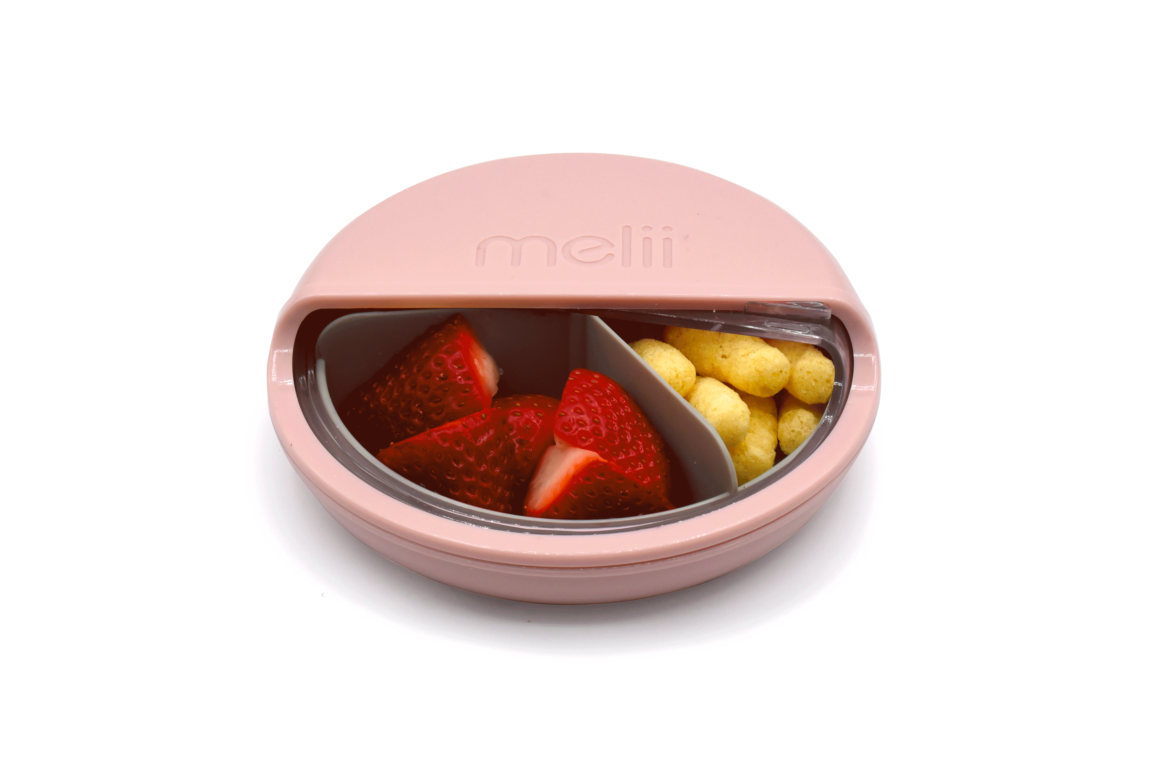 Contenedor Spin Snack Rosado Melii