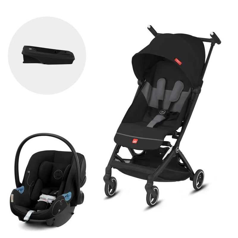 Coche Travel System Pockit Plus All City + Aton G + Base G Velvet Black GB