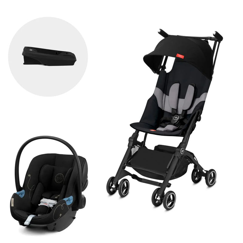 Coche Travel System Pockit Plus All Terrain + Aton G + Base G Velvet Black GB