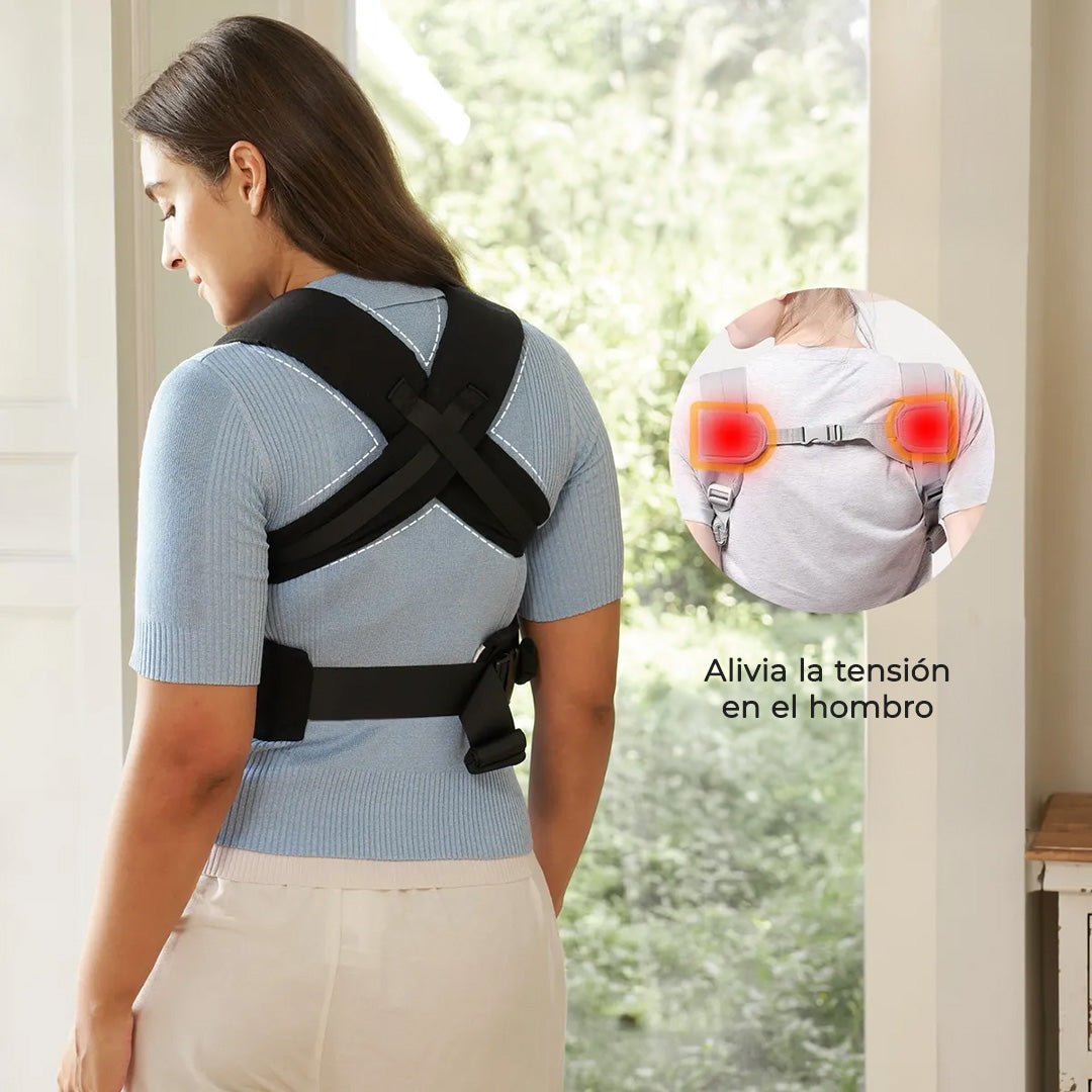 Portabebé Ergonómico WeeSnug para Recién Nacido Negro Momcozy