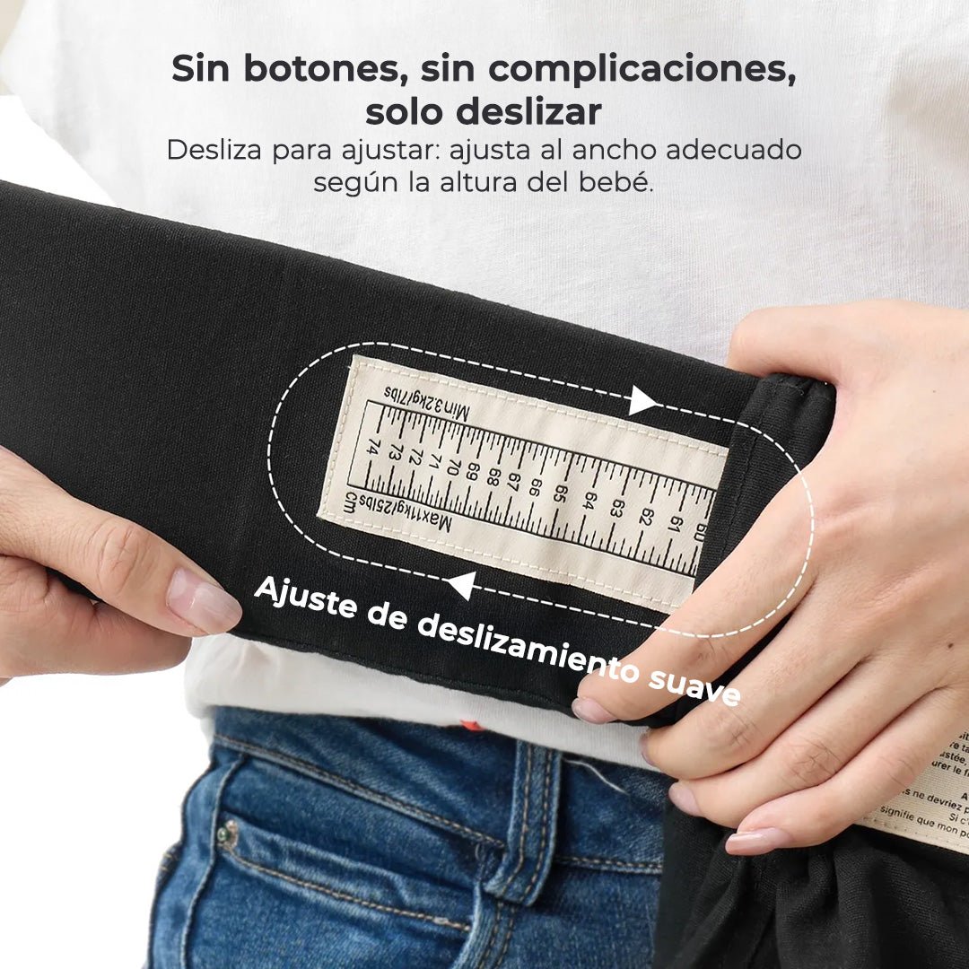Portabebé Ergonómico WeeSnug para Recién Nacido Khaki Momcozy