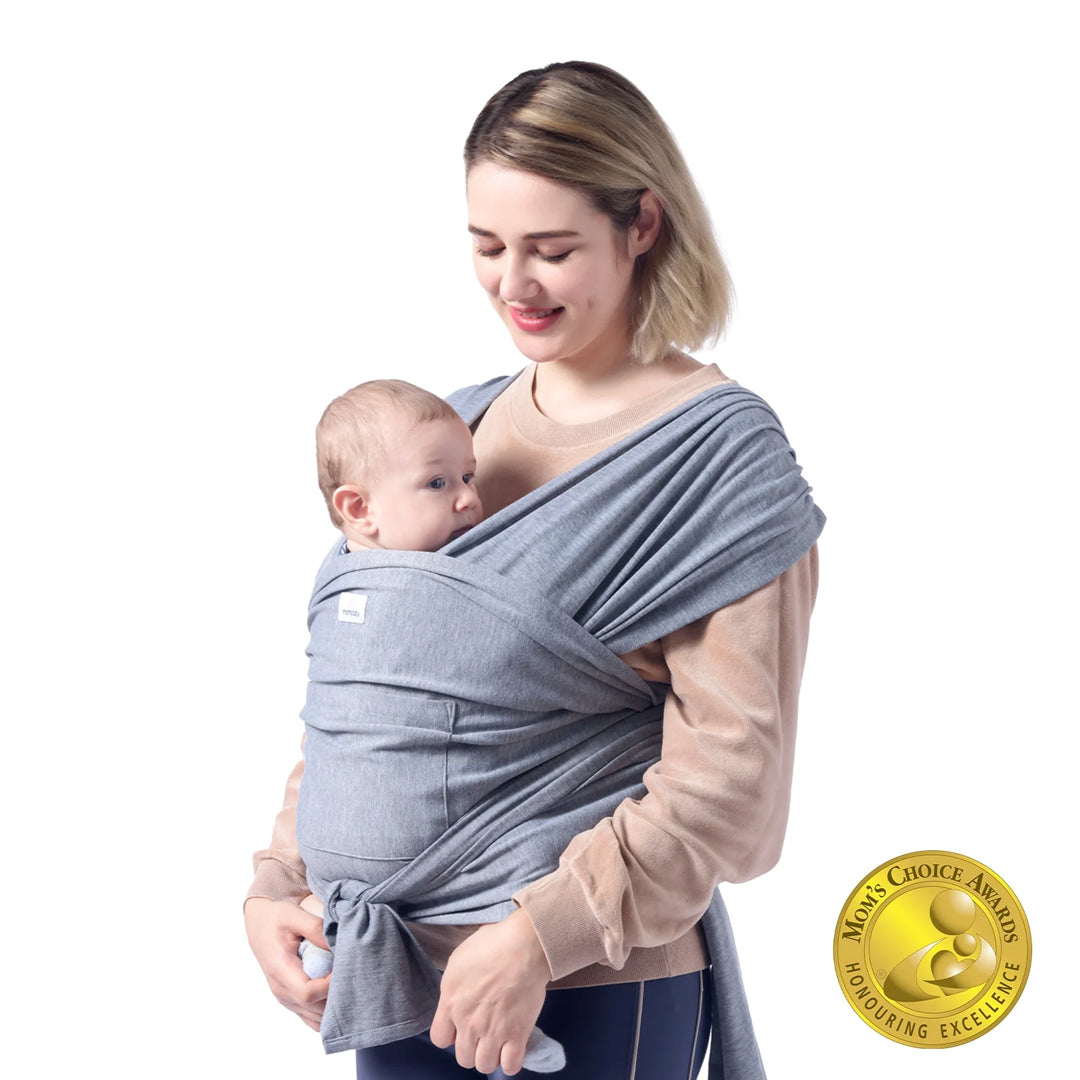 Fular portabebé Gris Momcozy