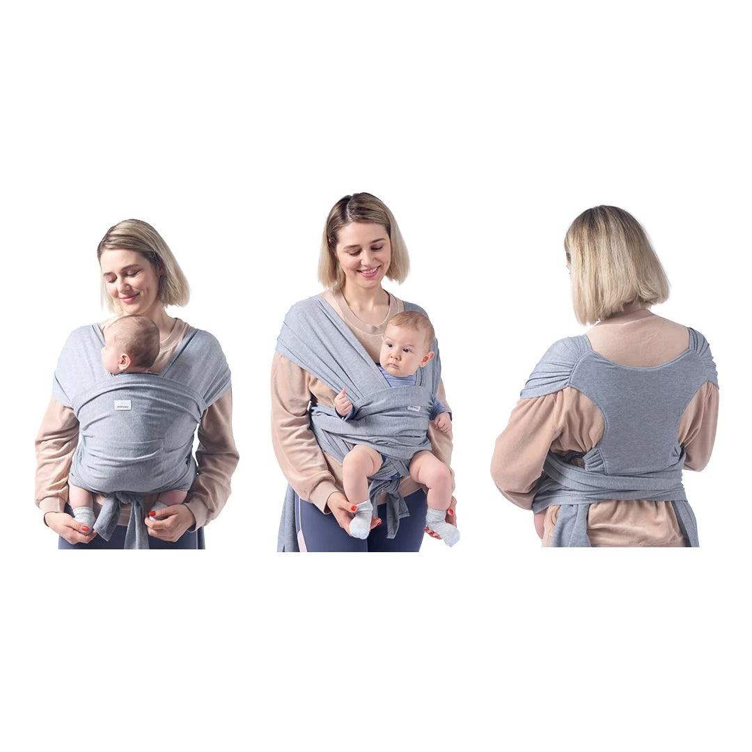 Fular portabebé Gris Momcozy