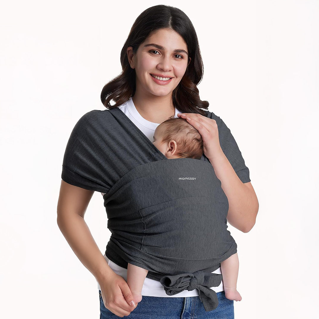 Fular portabebé Gris Oscuro Momcozy