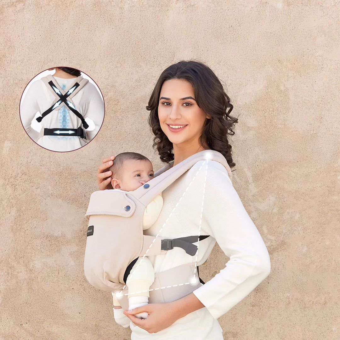 Portabebé 3 en 1 Khaki Momcozy